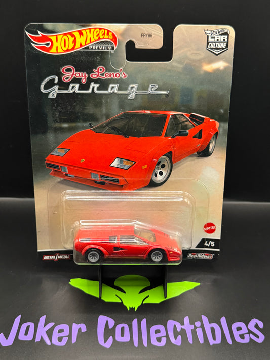 Hot Wheels Premium Car Culture Jay Leno's Garage Lamborghini Countach LP 5000 QV # 4/5
