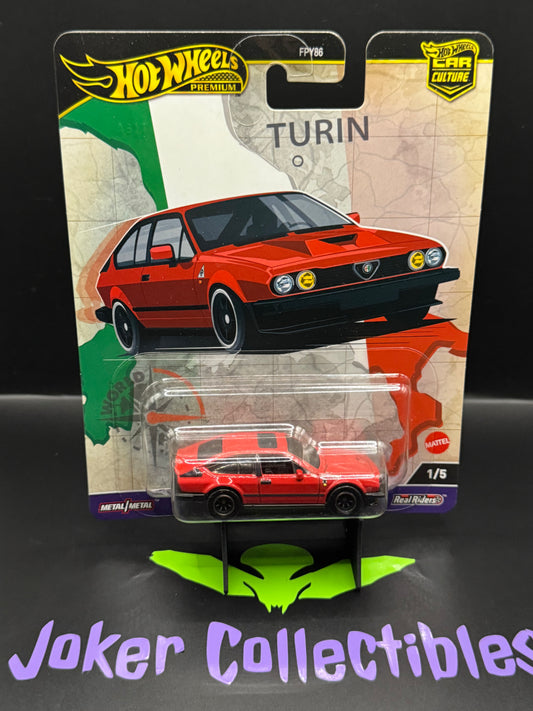 Hot Wheels Premium Car Culture World Tour Alfa Romeo GTV6 3.0 # 1/5