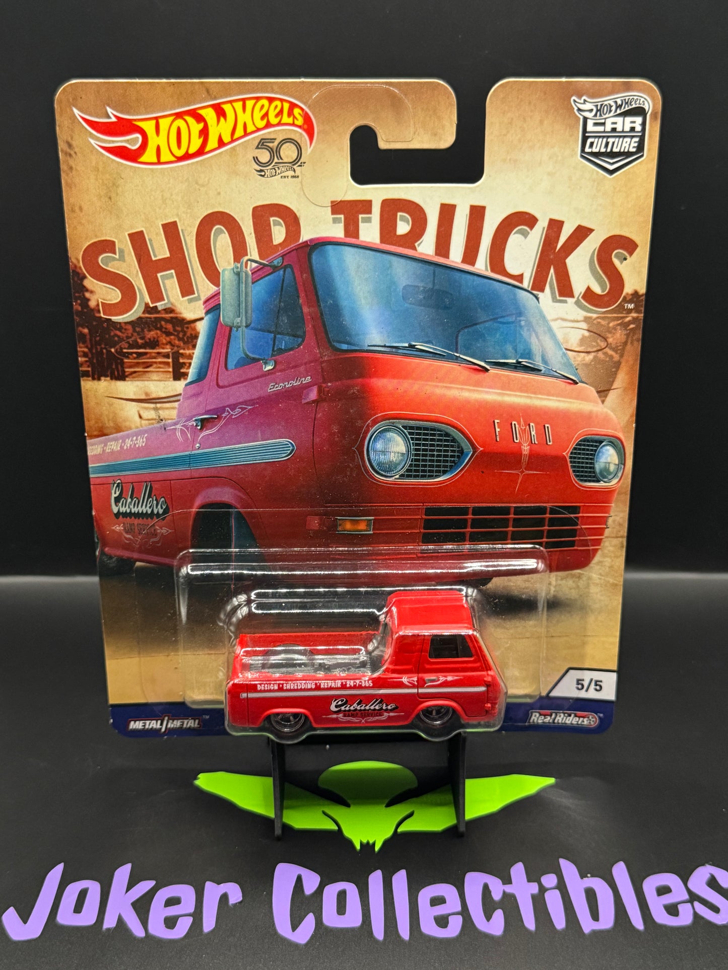 Hot Wheels Premium Car Culture Shop Trucks '60s For Econoline Pickup # 5/5
