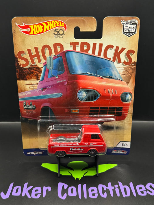Hot Wheels Premium Car Culture Shop Trucks '60s For Econoline Pickup # 5/5