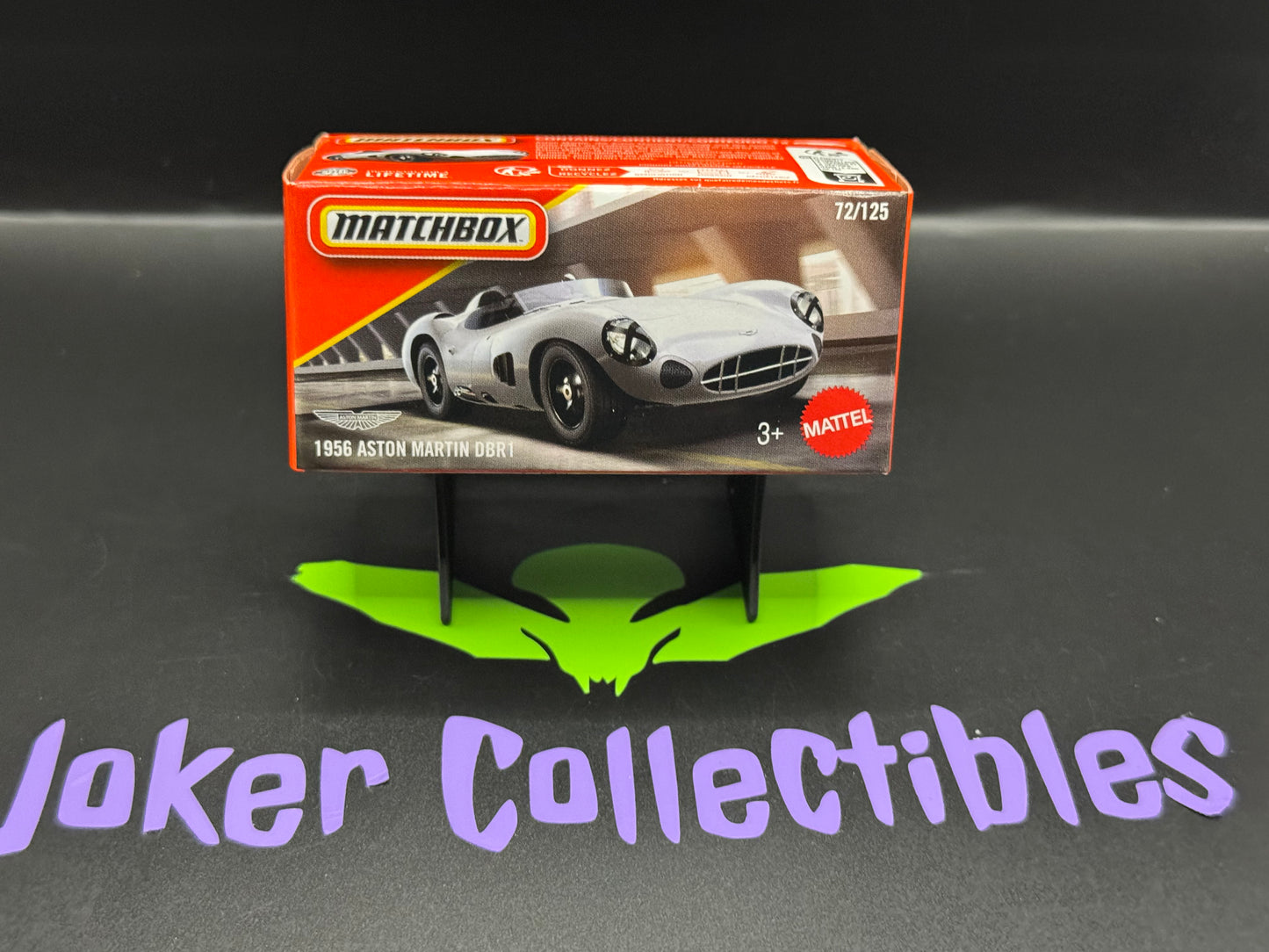 Matchbox Power Grabs 2026 Gray 1956 Aston Martin DBR1 # 72/125