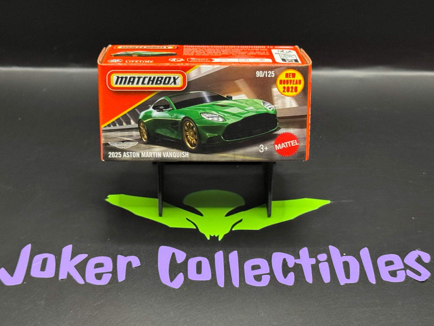 Matchbox Power Grabs 2026 Green 2025 Aston Martin Vanquish # 90/125