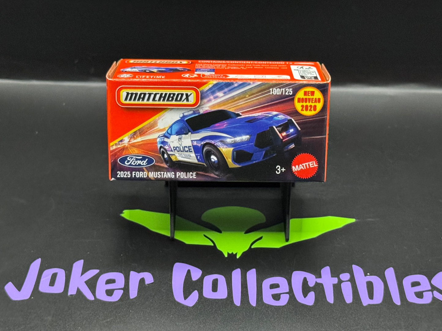 Matchbox Power Grabs 2026 Blue 2025 Ford Mustang Police # 100/125