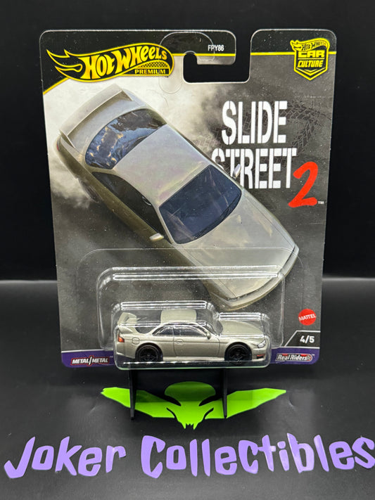 Hot Wheels Premium Car Culture Slide Street 2 Nissan 240SX (S14) # 4/5