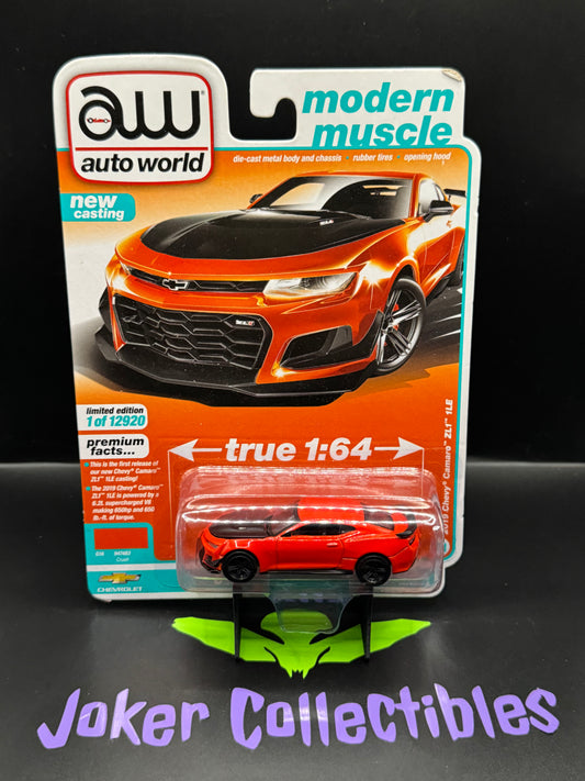 Auto World Modern Muscle 2019 Chevy Camaro ZL1 1LE Crush # 2