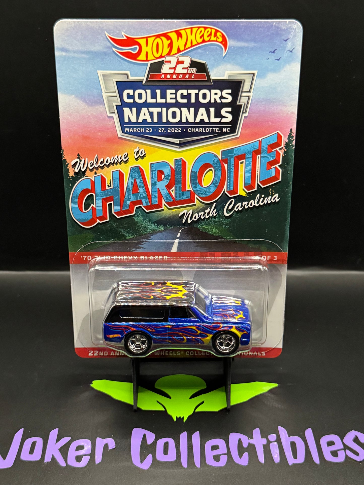 Hot Wheels 2022 22nd Annual Collector's Nationals Convention '70 2WD Chevy Blazer 1 of 3
