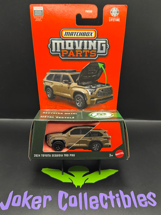 Matchbox 2026 Moving Parts Brown 2024 Toyota Sequoia TRD Pro