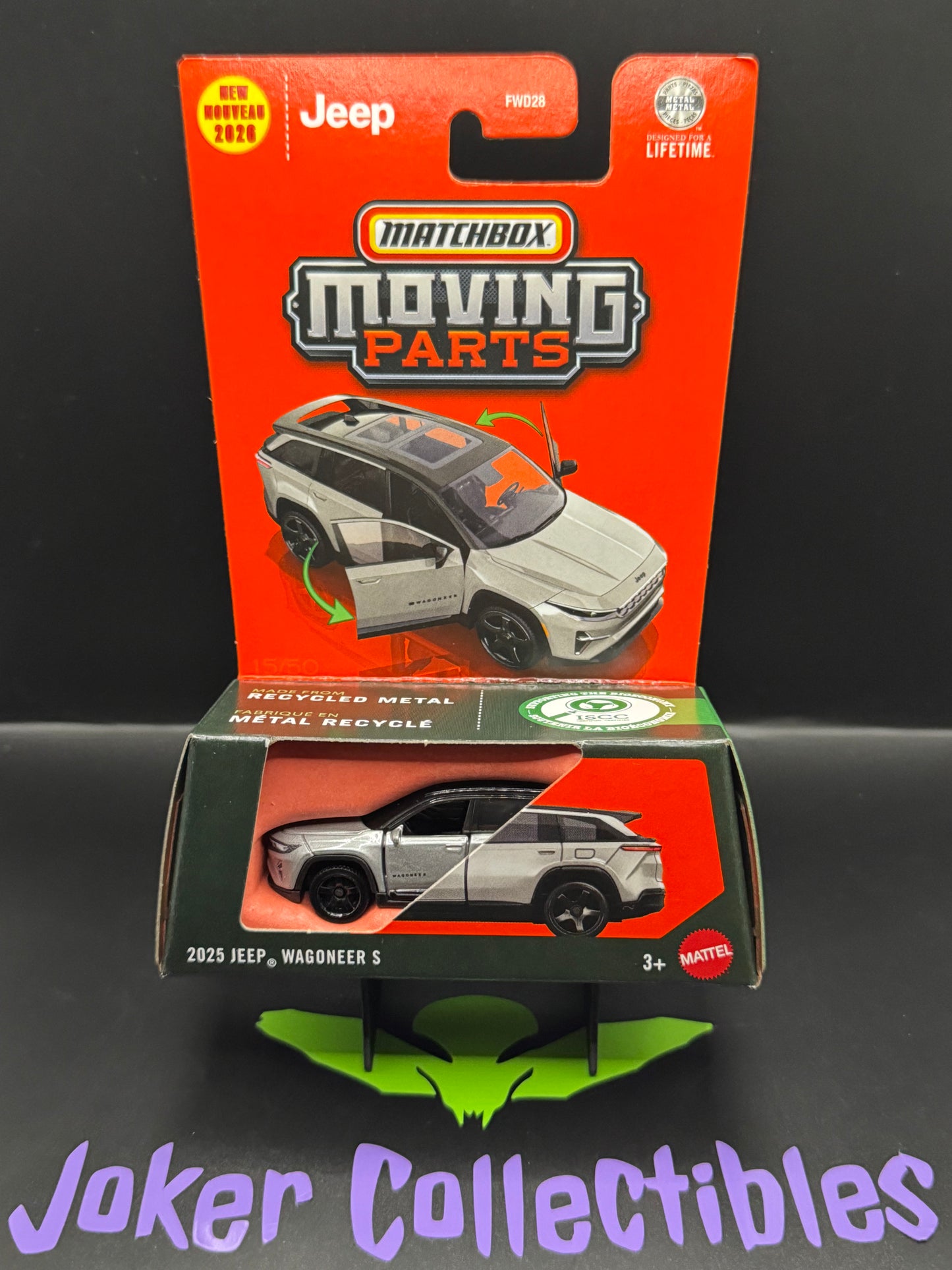 Matchbox 2026 Moving Parts Silver 2025 Jeep Wagoneer S