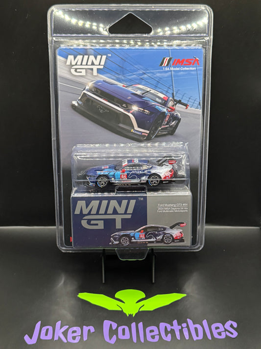 Mini GT #898 Ford Mustang GT3 #64 Ford Multimatic Motorsports 2024 IMSA Daytona 24Hrs