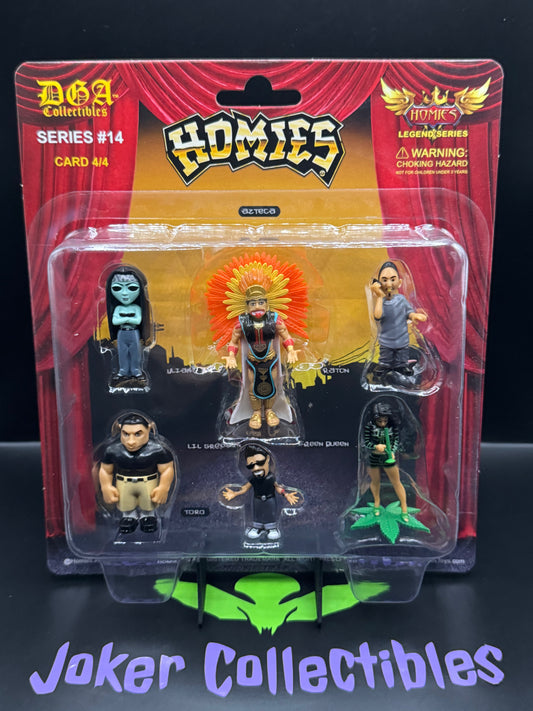 DGA Collectibles Homies Figures 1.75″ Series 14 Catorce Set of 6 Figures Card 4/4