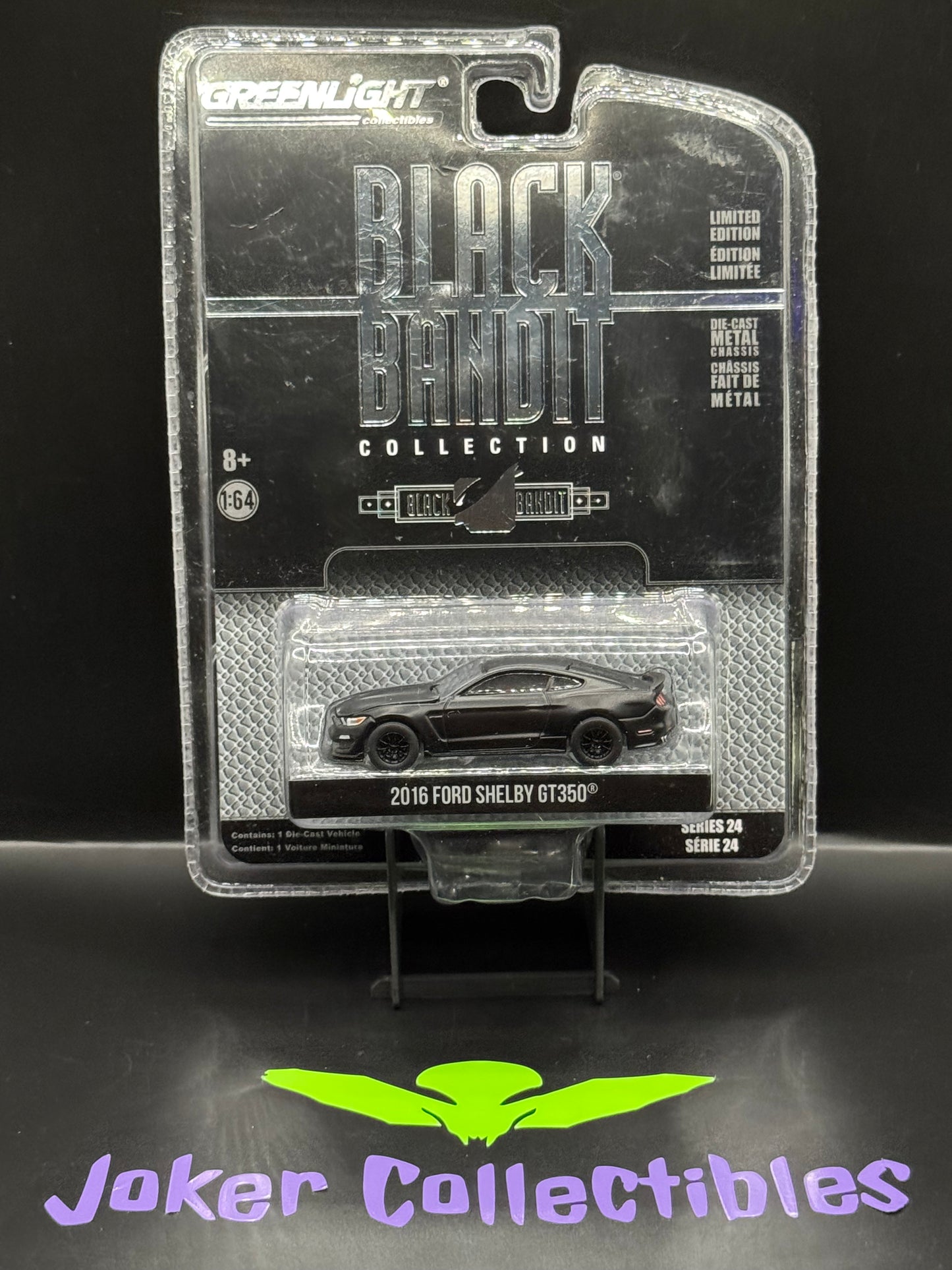 Greenlight Black Bandit Collection Series 24 2016 Ford Shelby GT350