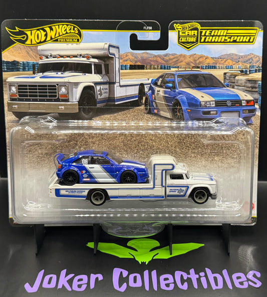 Hot Wheels Team Transport Volkswagen Corrado VR6 & Retro Rig # 94