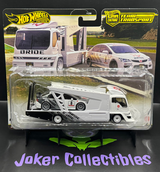 Hot Wheels Team Transport '07 Honda Civic Type R & Kousoku Hauler # 93