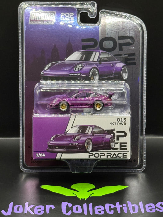 Pop Race Porsche 997 RWB Purple PR64-PRE015 Enigma Exclusive