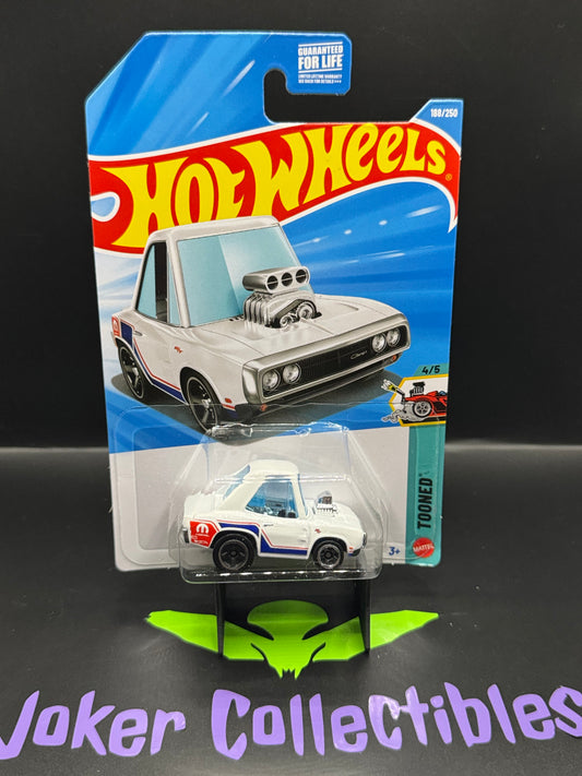 Hot Wheels 2026 White '70 Dodge Charger 188/250 Tooned 4/5 K Case