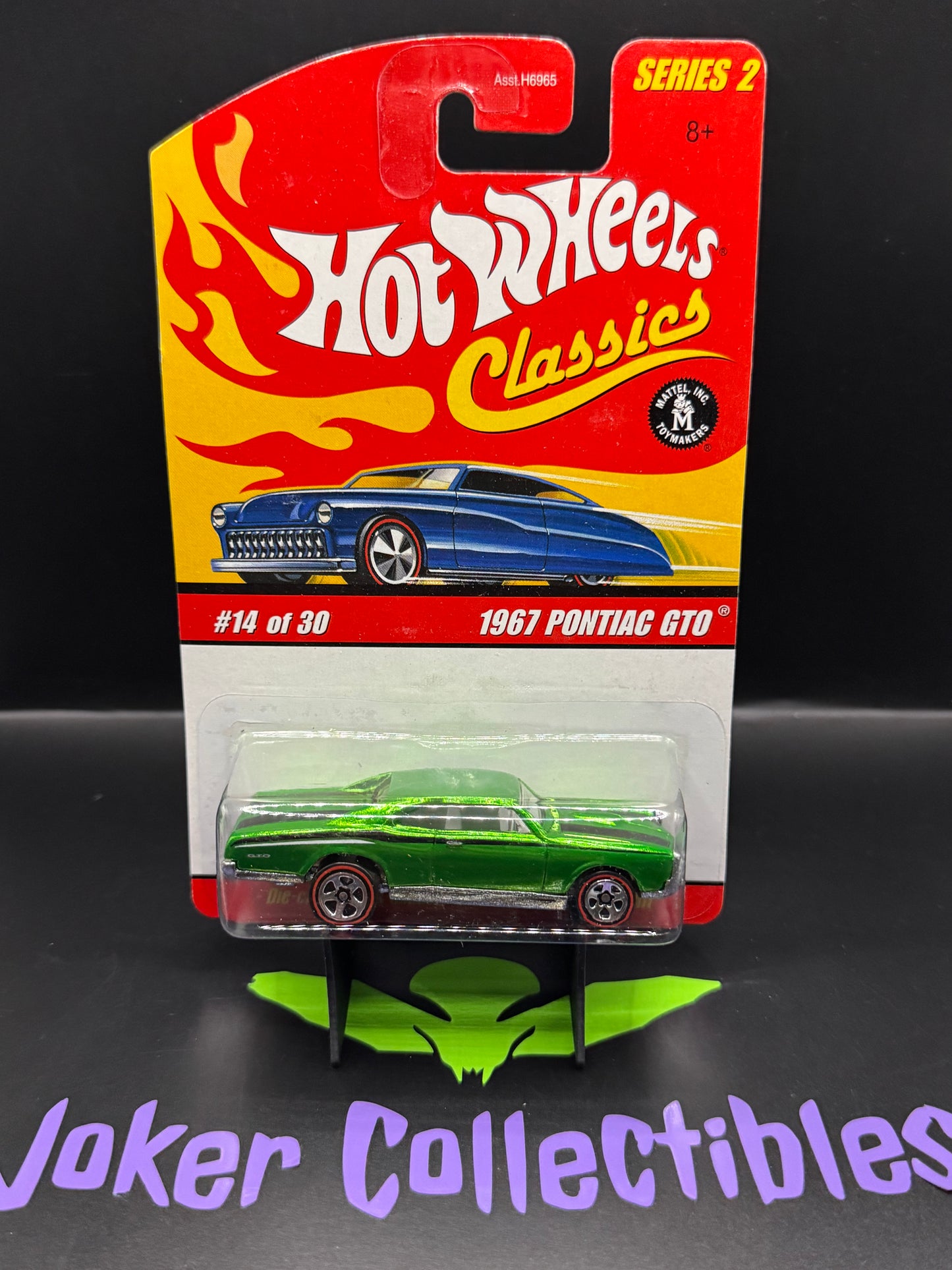 Hot Wheels Classics Series 2 Green 1967 Pontiac GTO # 14 of 30