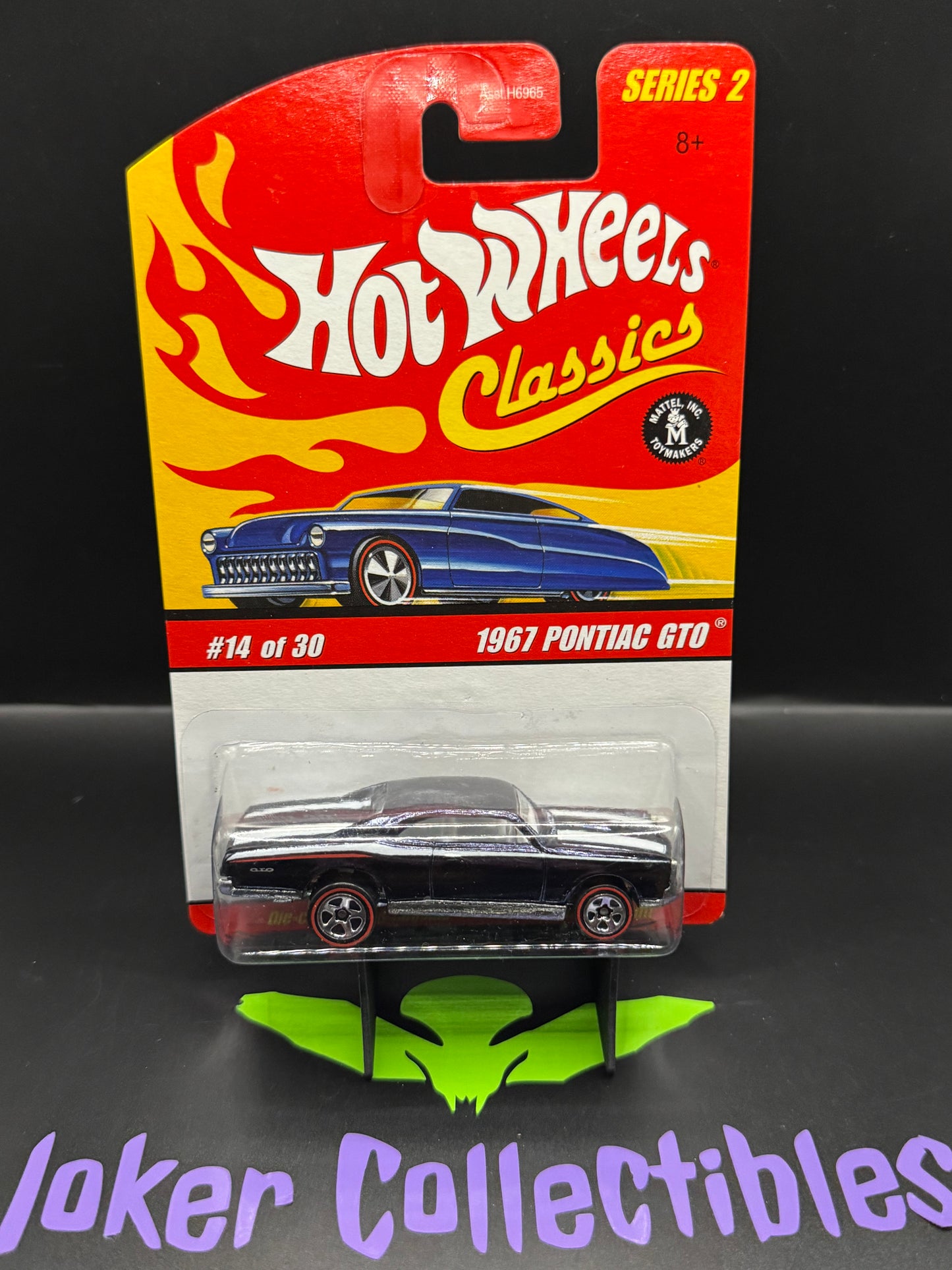 Hot Wheels Classics Series 2  Black / Dark Blue 1967 Pontiac GTO # 14 of 30