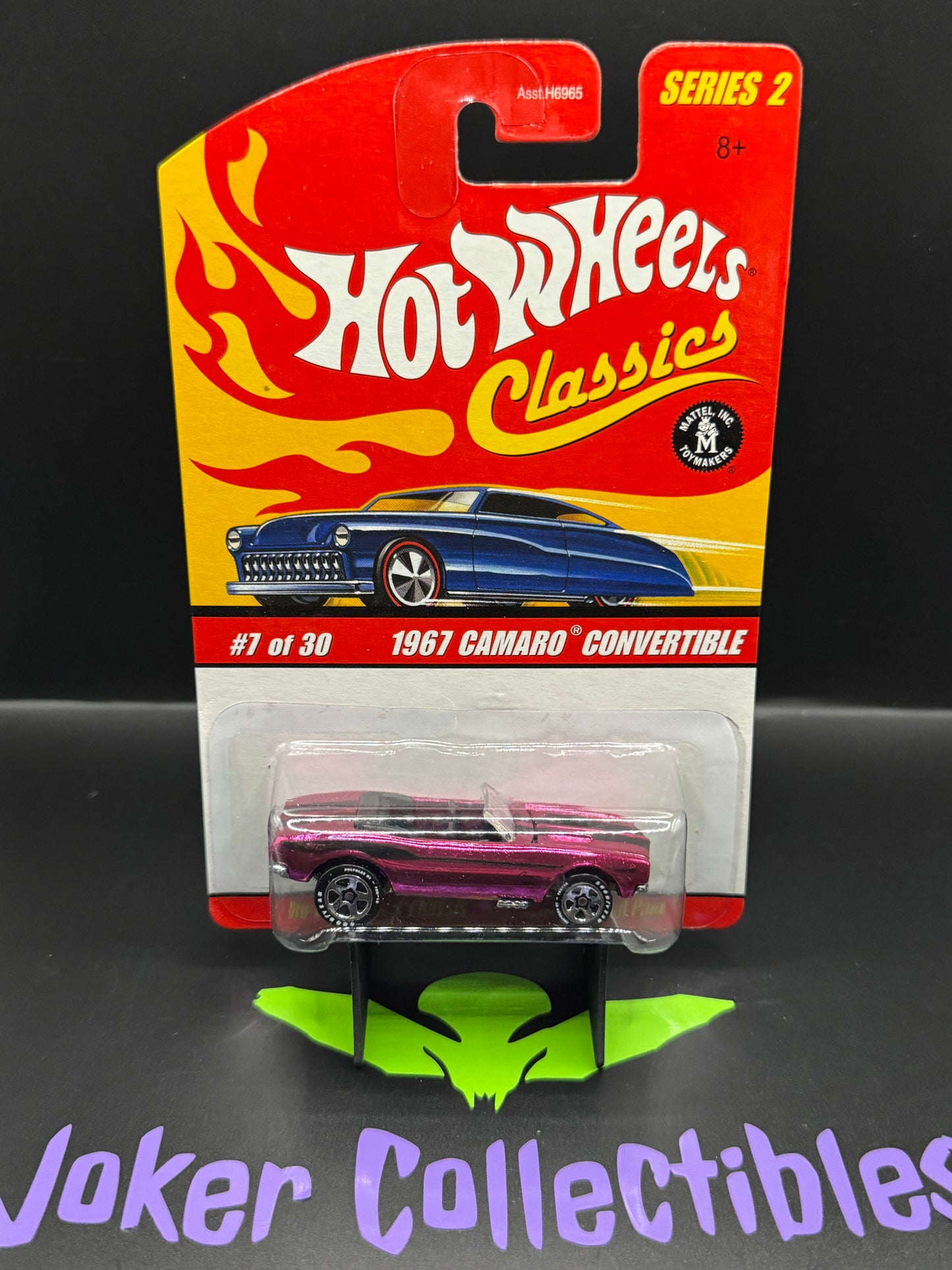 Hot Wheels Classics Series 2 Pink 1967 Camaro Convertible # 7 of 30