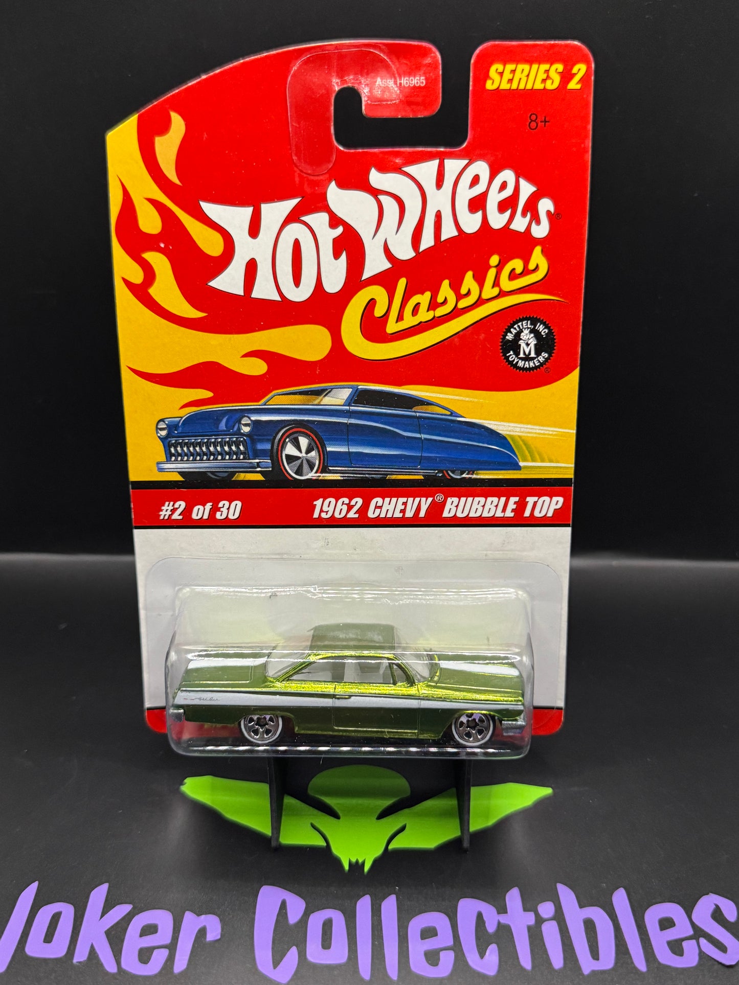 Hot Wheels Classics Series 2 Green 1965 Chevy Bubble Top # 2 of 30