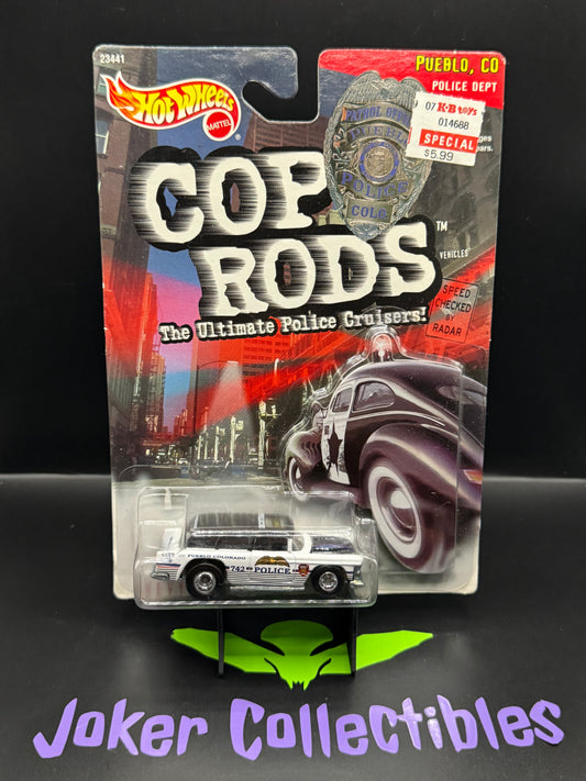 Hot Wheels Cop Rods Pueblo, CO Police Dept. Chevy Nomad