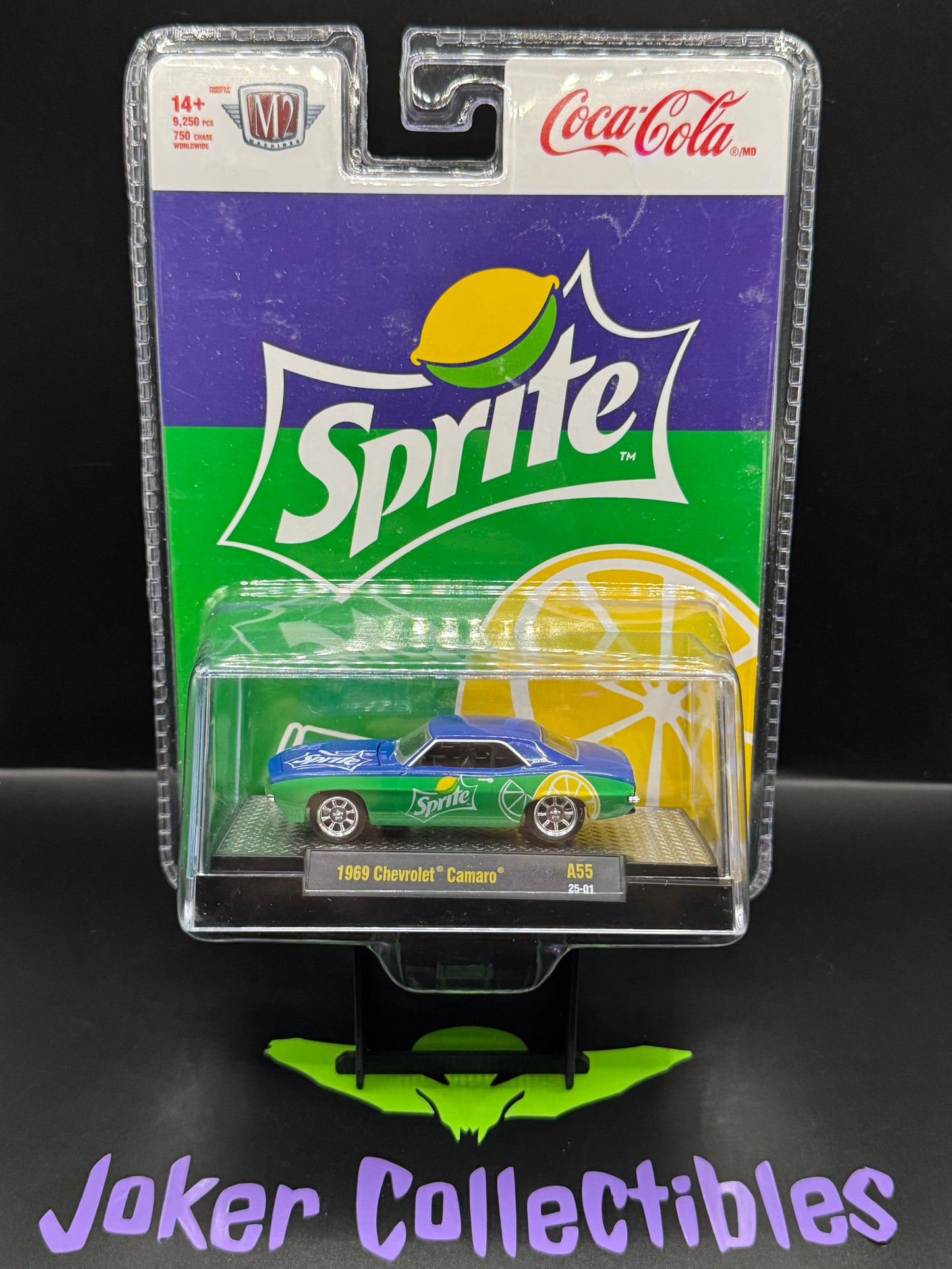 M2 Machines Coca-Cola Sprite 1969 Chevrolet Camaro A55 25-01