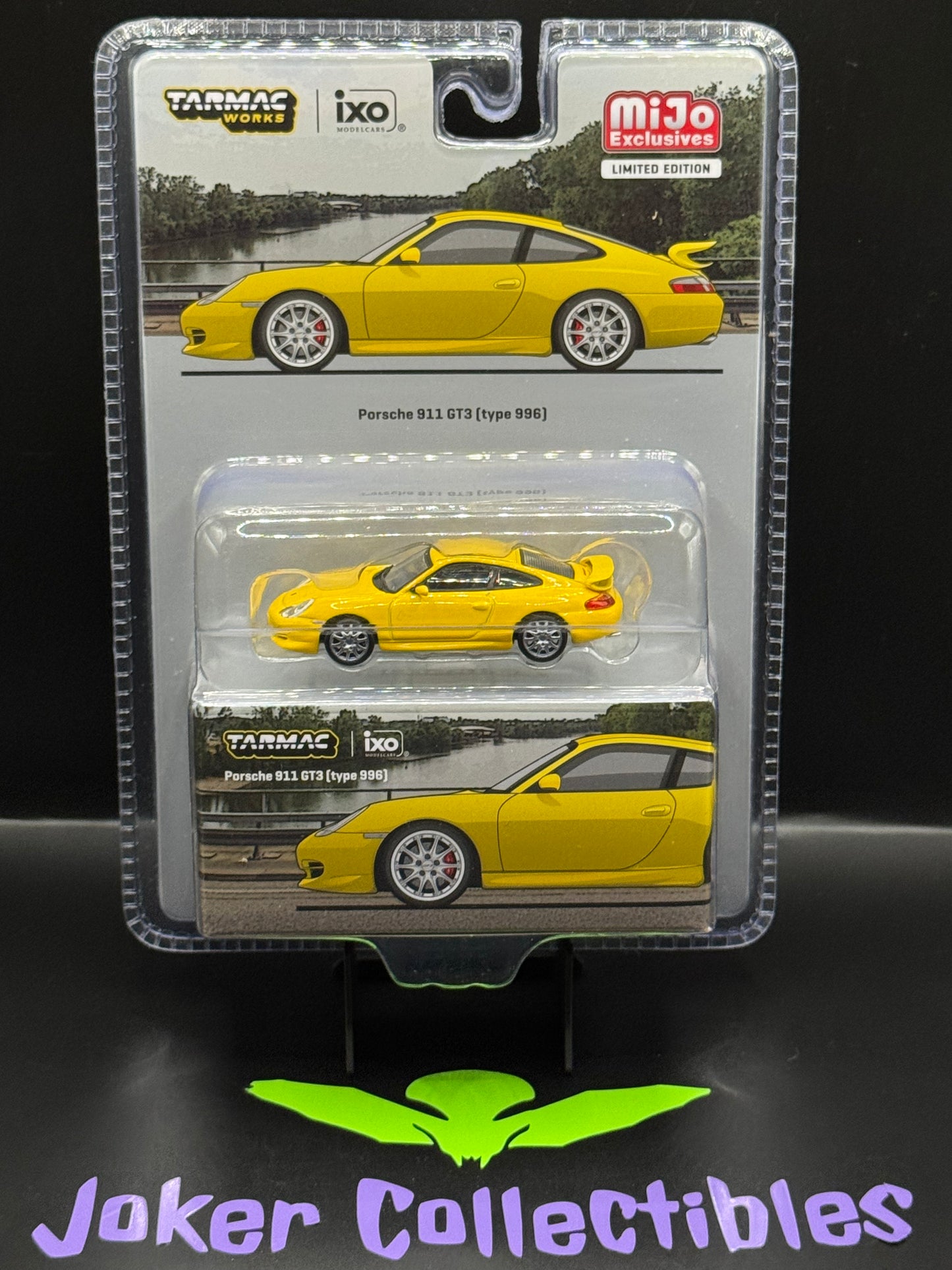 Tarmac Works ixo Models Global64 Porsche 911 GT3 996 Yellow