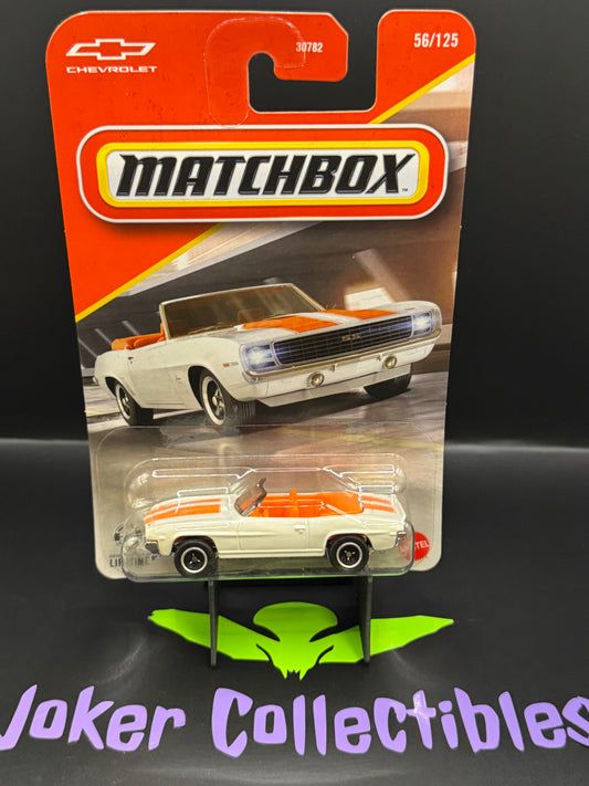 Matchbox 2026 White 1969 Camaro SS 396 Convertible 56/125