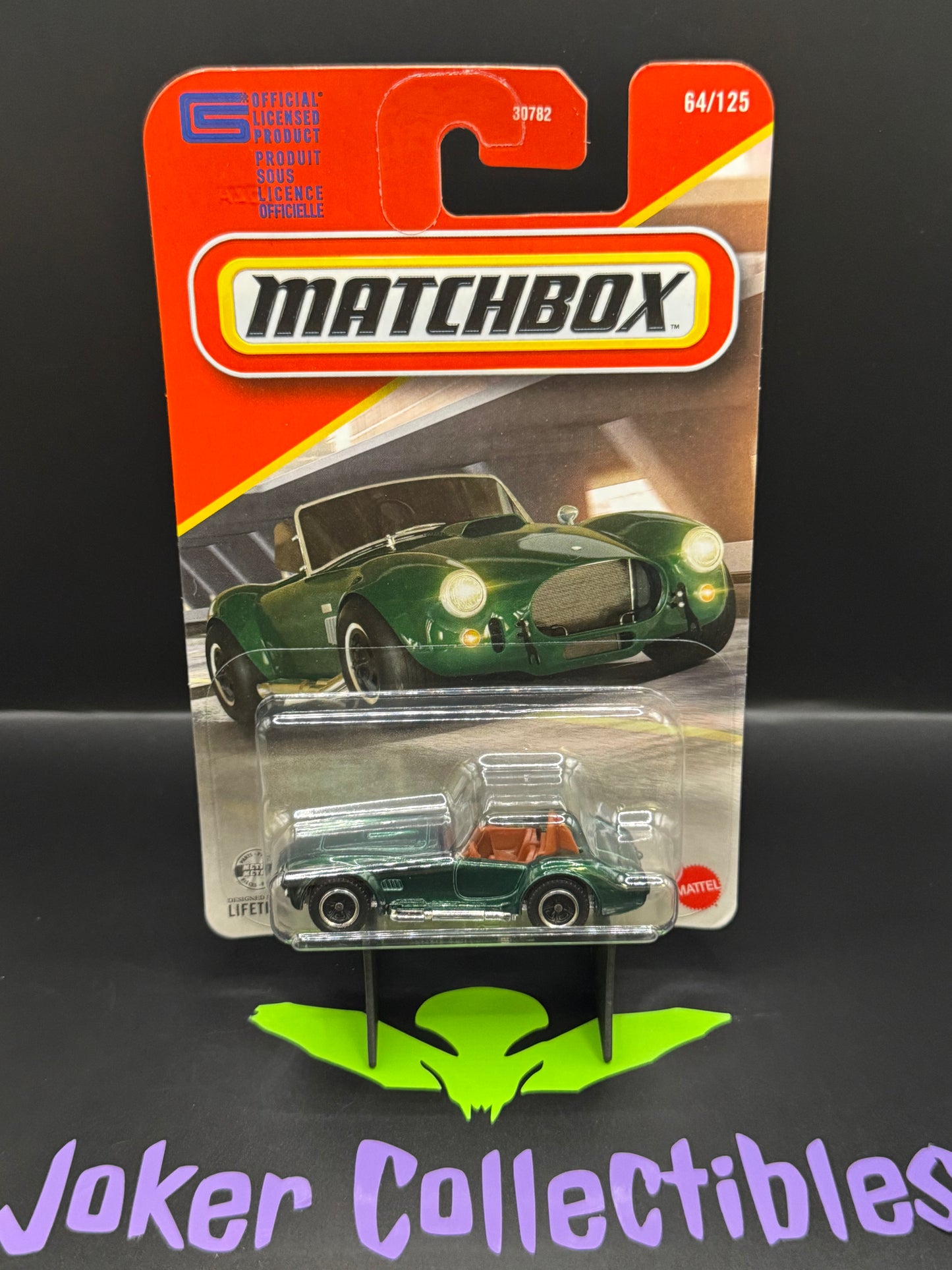 Matchbox 2026 Green 1965 Shelby Cobra 427 64/125