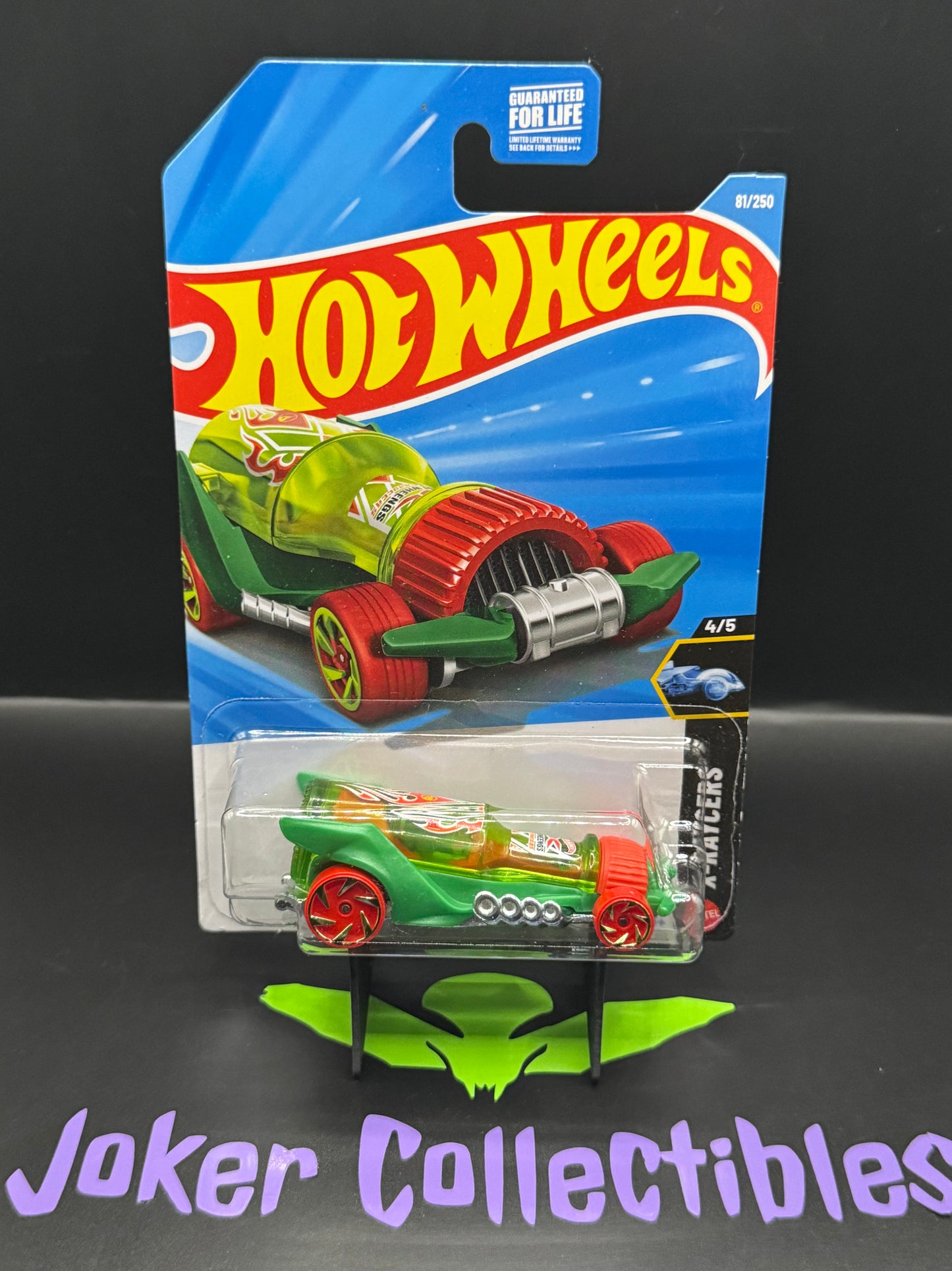 Hot Wheels 2026 Treasure Hunt Green Hot Wheengs 81/250 X-Raycers 4/5
