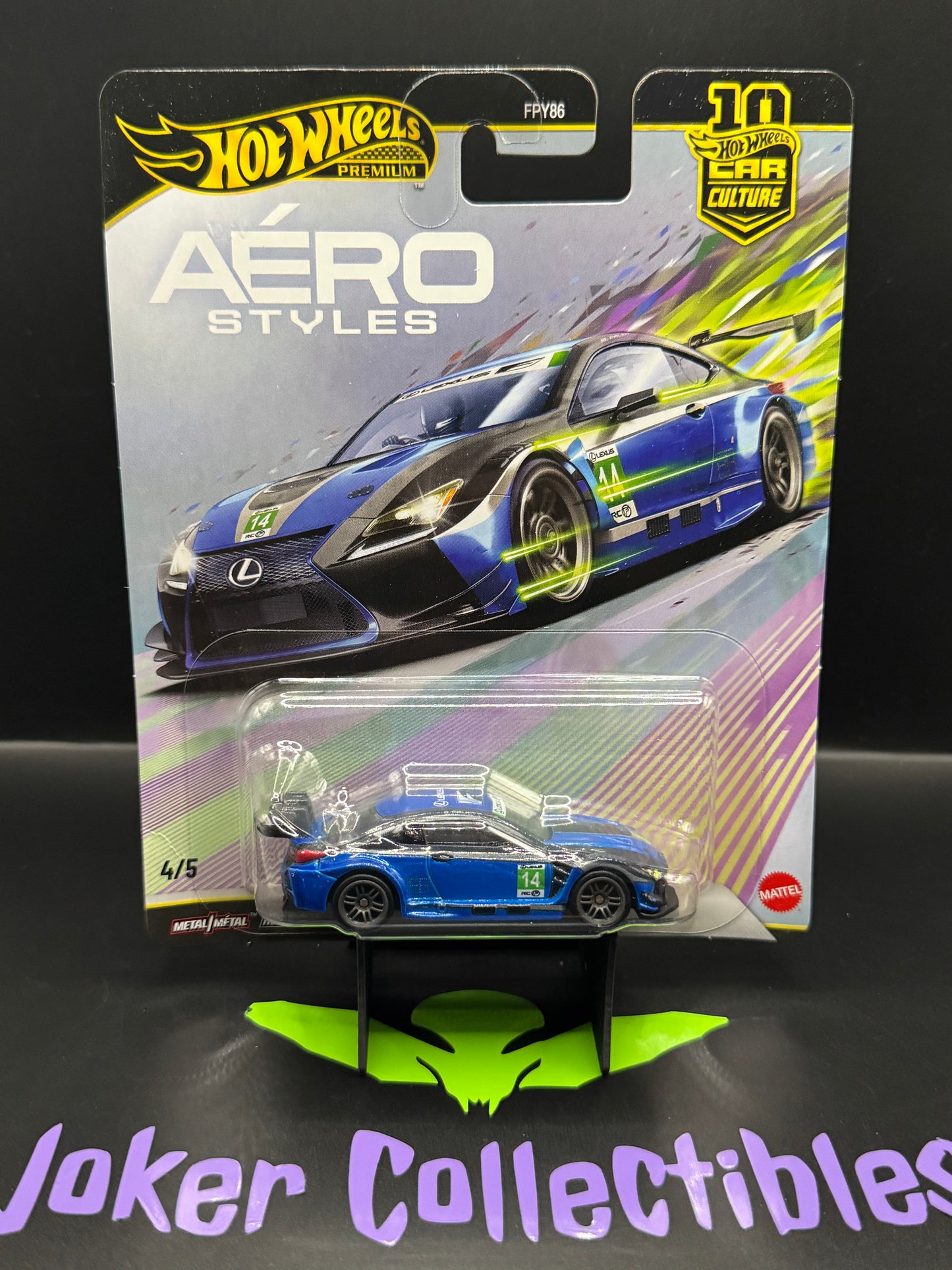 Bad Card Hot Wheels Premium Car Culture 2026 Aero Styles Lexus RC F GT3 # 4/5