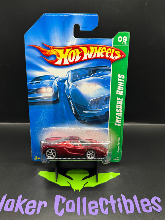 Hot Wheels 2007 Super Treasure Hunt Enzo Ferrari 129/180 Trea$ure Hunt$ 09 of 12