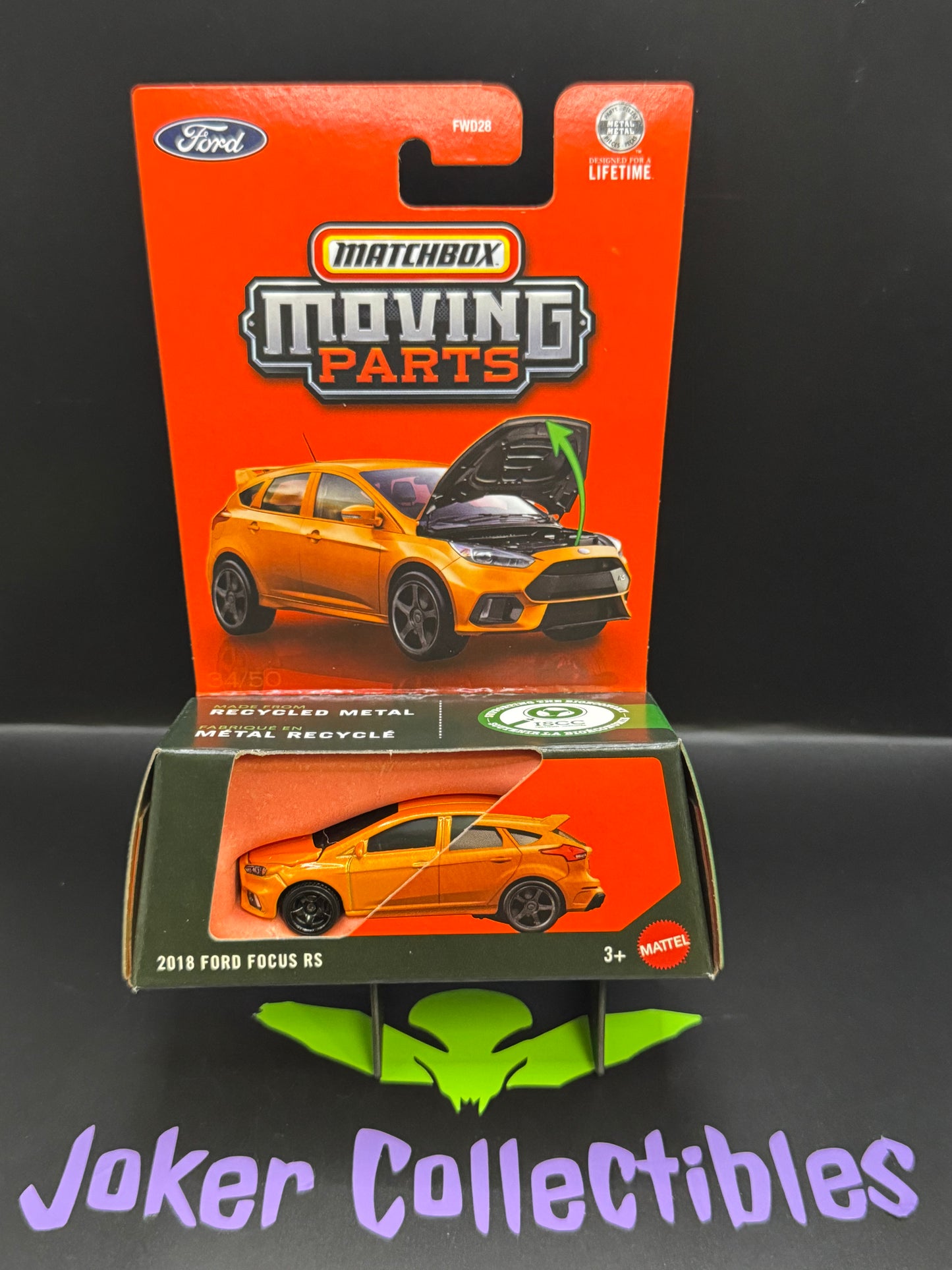 Matchbox 2026 Moving Parts Orange 2018 Ford Focus RS