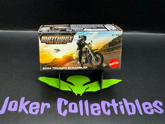 Matchbox Power Grabs 2026 Matchbox the Movie 2024 Triumph Scrambler 4/12