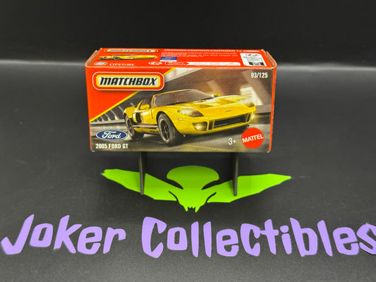 Matchbox Power Grabs 2026 Yellow 2005 Ford GT # 93/125