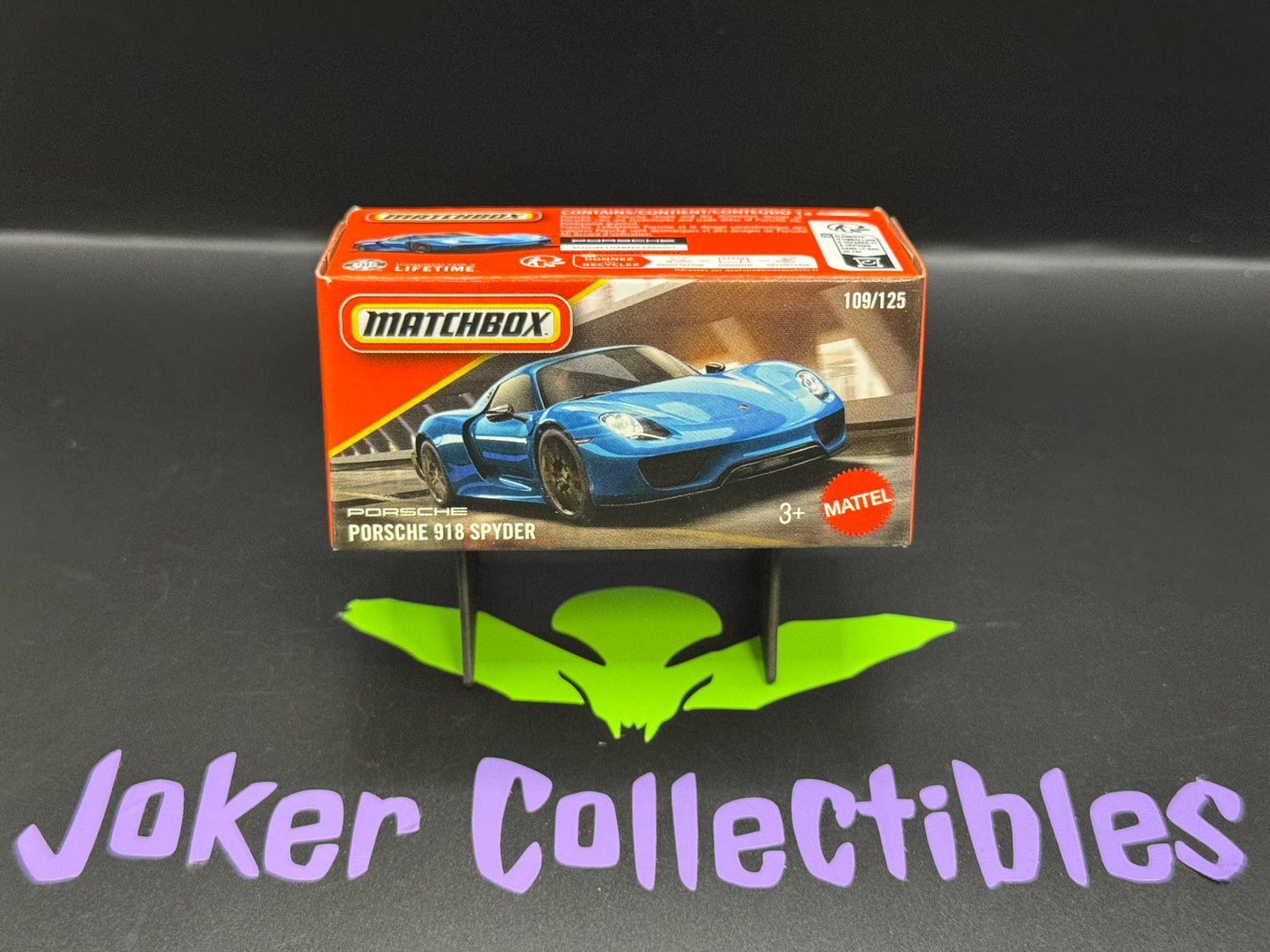 Matchbox Power Grabs 2026 Blue Porsche 918 Spyder # 109/125