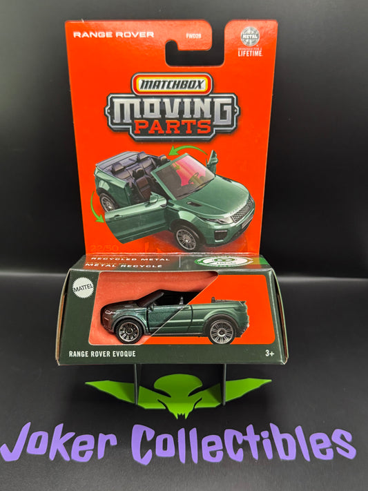 Matchbox 2025 Moving Parts Green Range Rover Evoque