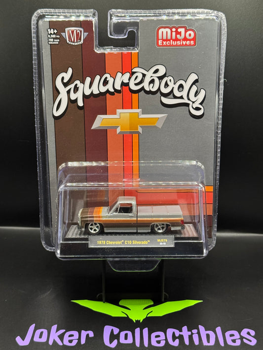 M2 Machines 1978 Chevrolet C10 Silverado Squarebody Cool Grey MJS79 25-10