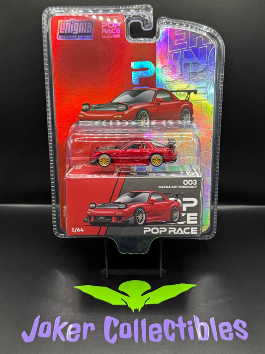 Pop Race Chase Mazda RX-7 Widebody Red Enigma Exclusive 003