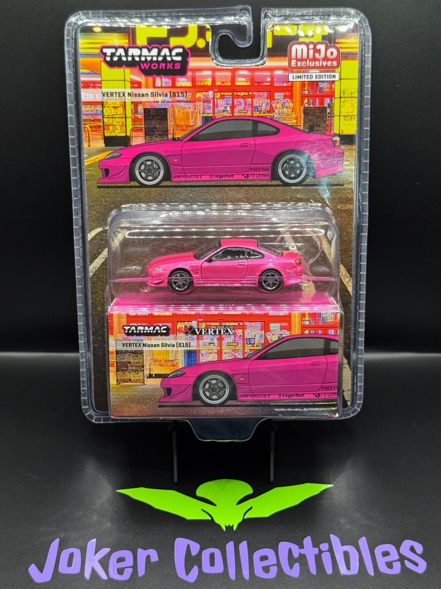 Tarmac Works Global64 VERTEX Nissan Silvia (S15) Pink Metallic