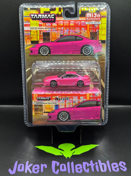 Tarmac Works Global64 VERTEX Nissan Silvia (S15) Pink Metallic
