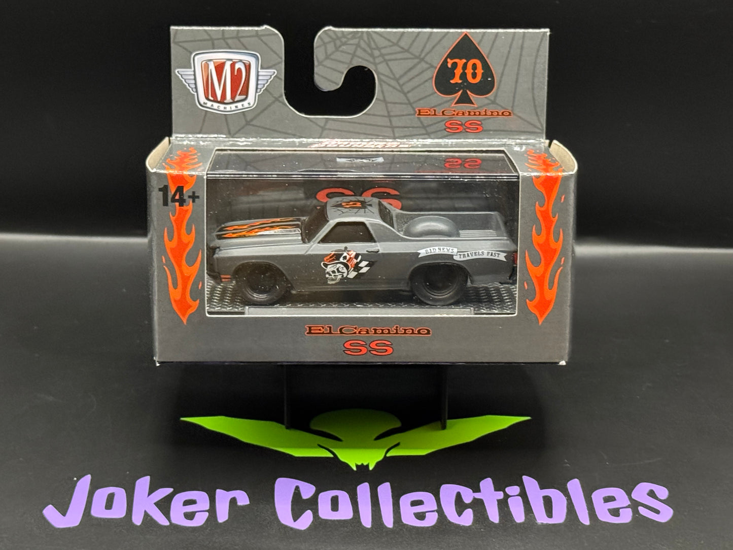 M2 Machines Ground Pounders Grey 1970 Chevrolet El Camino SS 454 R30 25-10
