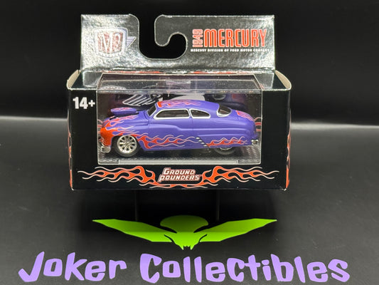 M2 Machines Ground Pounders Matte Purple 1949 Mercury R30 25-07