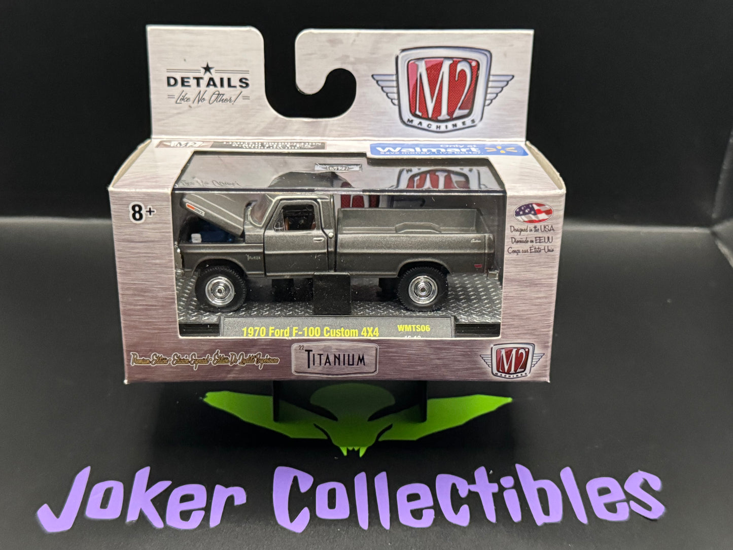 M2 Machines Titanium 1970 Ford F-100 Custom 4x4 WMTS06 16-12