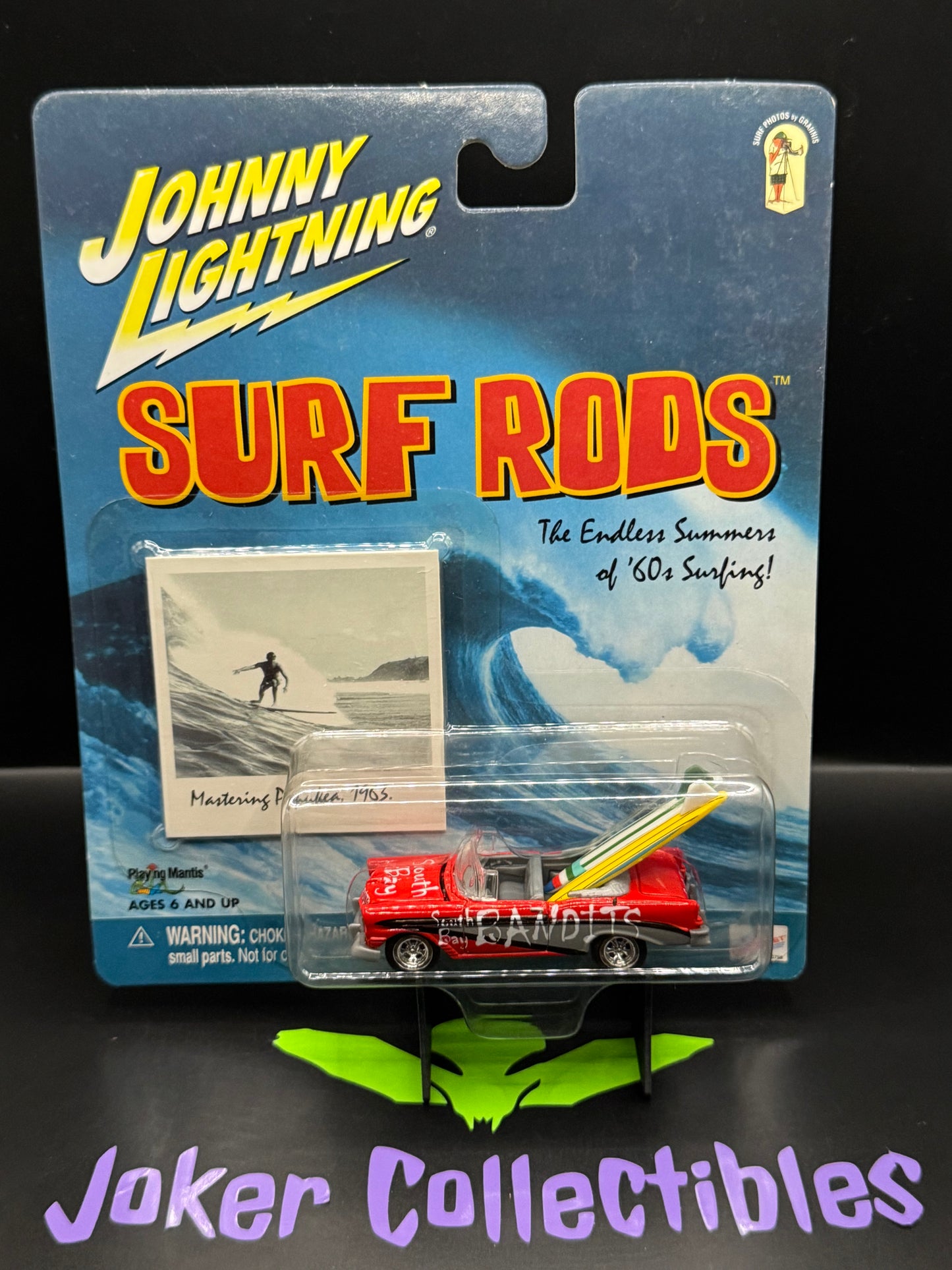 Johnny Lightning Surf Rods Red South Bay Bandits