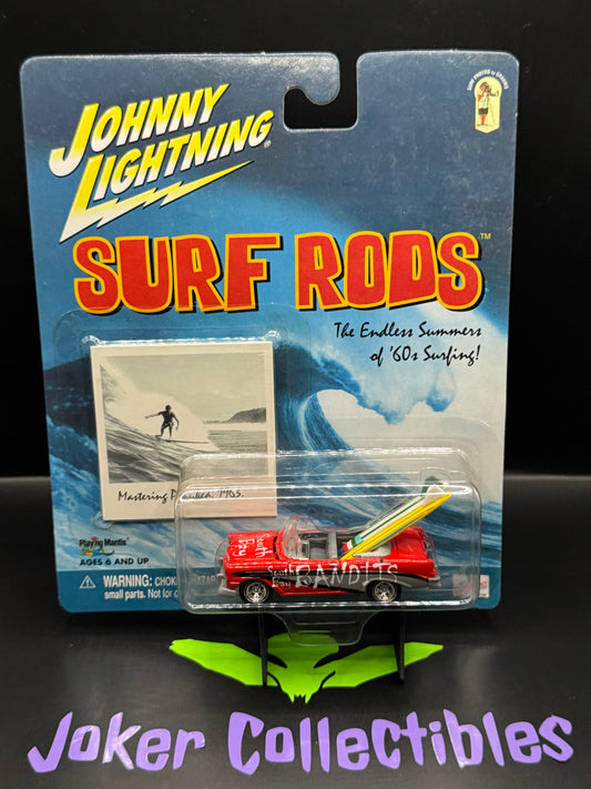 Johnny Lightning Surf Rods Red South Bay Bandits