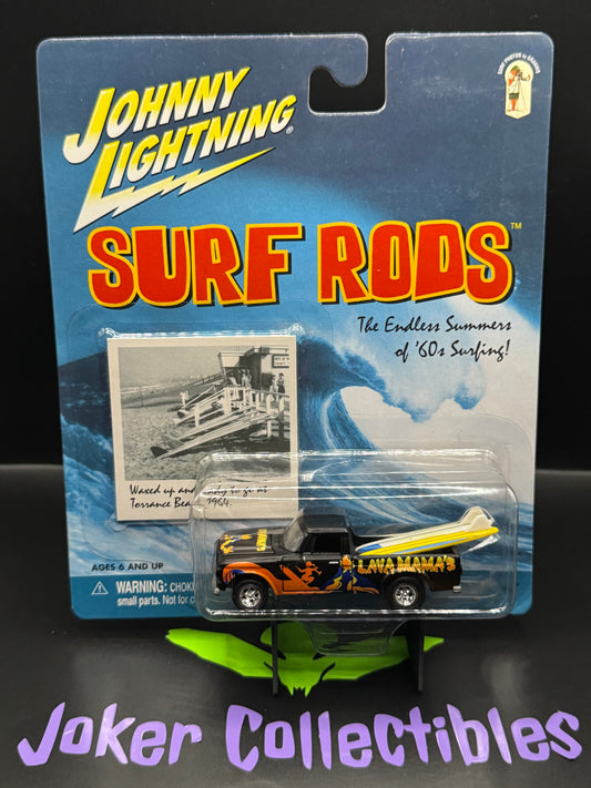 Johnny Lightning Surf Rods Black Lava Mama's '60s Studebaker Pickup