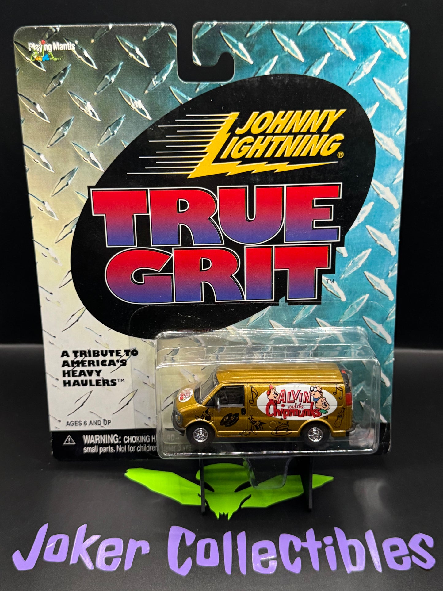 Johnny Lightning True Grit Gold Alvin & The Chipmunks GMC Utility Van