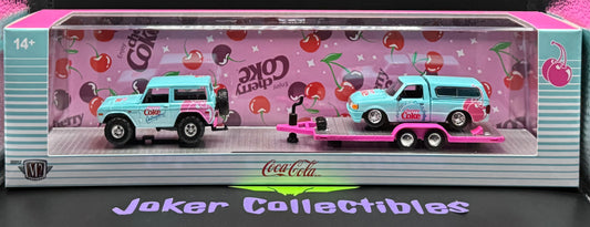 M2 Machines Auto-Haulers Cherry Coke 1976 Ford Bronco & 1995 Ford Ranger XLT S03 26-10