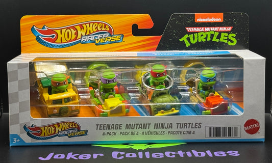Hot Wheels Racer Verse 2025 Teenage Mutant Ninja Turtles 4 Pack