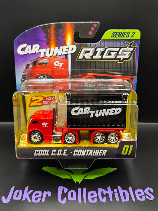 CarTuned Rigs Series 2 Red & Black Cool C.O.E. - Container # 01 Car Tuned